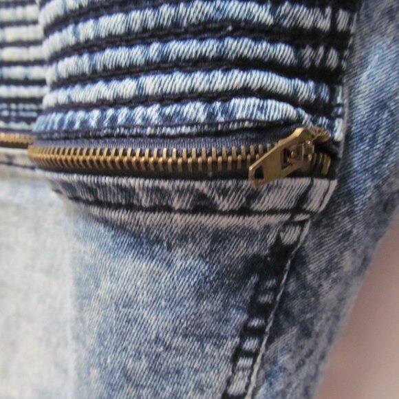 NWT Truth Substance Shorts Mens 48 (46" Actual) ~ Denim Stretch Slim Fit Zippers - Picture 5 of 16